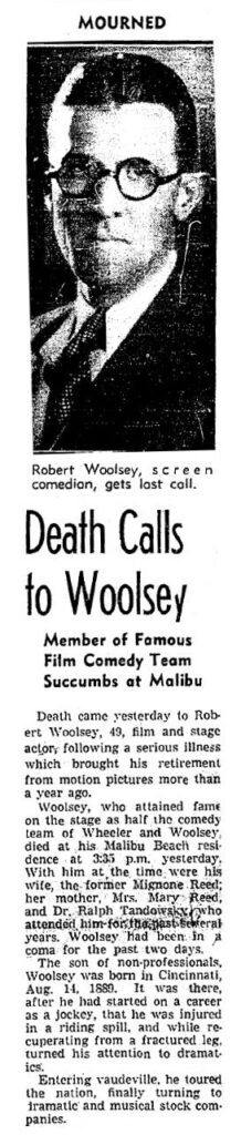 WoolseyObit