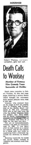 WoolseyObit
