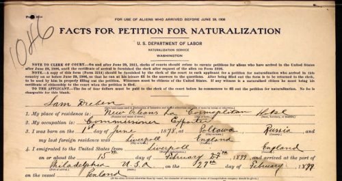 Dreben-Citizenship-1909