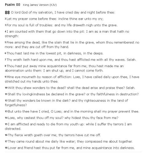 Psalm88